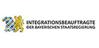Logo: Bavarian coat of arms with the wording “Local integration”